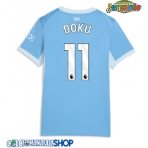 Maglie da calcio Manchester City Jeremy Doku #11 Prima Maglia Femminile 2026-27 Manica Corta